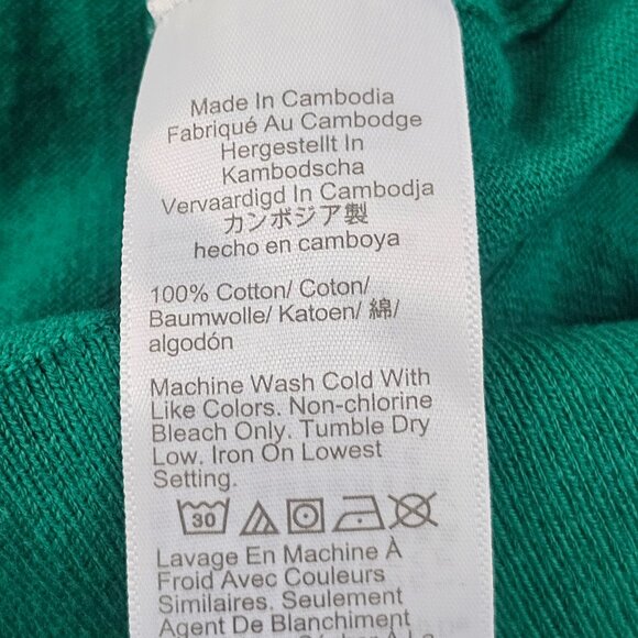 J. Crew Women Classic Cardigan Green XXS Button Up Sweater Cotton E5957 Solid - Picture 4 of 11